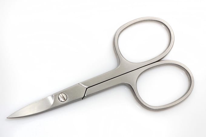 Profi4Beauty nagelschaar gebogen 3½", echte schroefverbinding