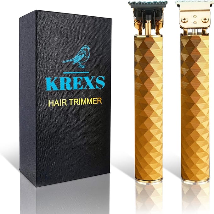 Krexs Gouden Baardtrimmer - Tondeuse - Trimmer - Scheerapparaat - Trimmer Mannen - Bodygroomer – Baard