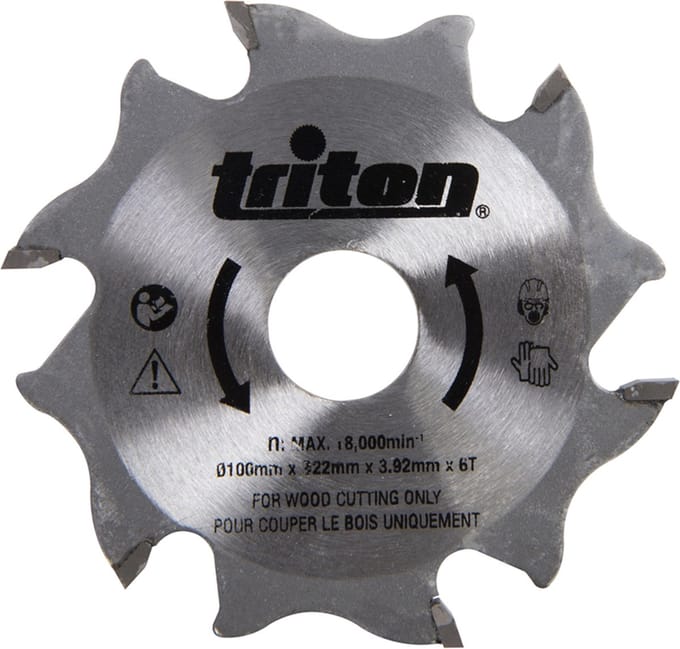 Triton Lamellenfrees zaagblad - Ø100 mm - Ø22 mm asgat - 3 mm bladdikte