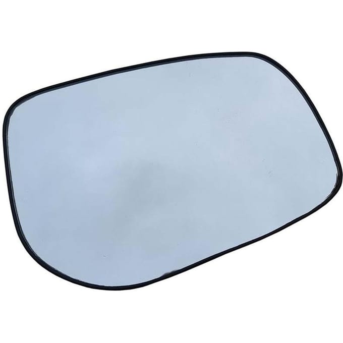 Vervangend spiegelglas rechts met achterplaat voor Toyota Camry 2007-2011 white