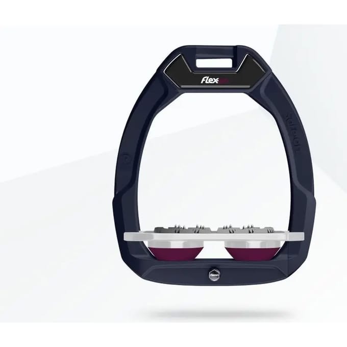 Veiligheidsstijgbeugels Plat Ultra Grip Aluminium/Grijs/Pruim Flex-On Safe-On