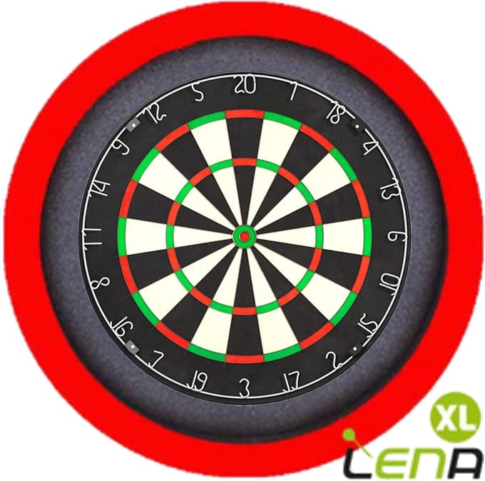 LENA Dartboard Lighting Basic XL Red