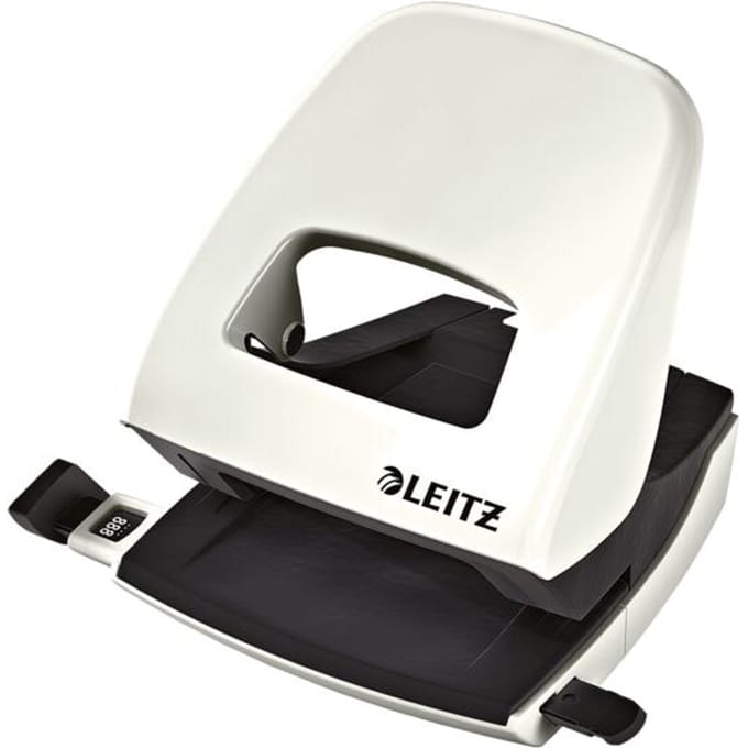 Leitz WOW Perforator 2-Gaats - Perforeert tot 30 Vel - Wit