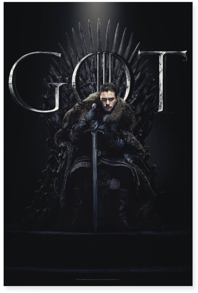 Game Of Thrones Jon Snow GOT Poster 40x60 cm