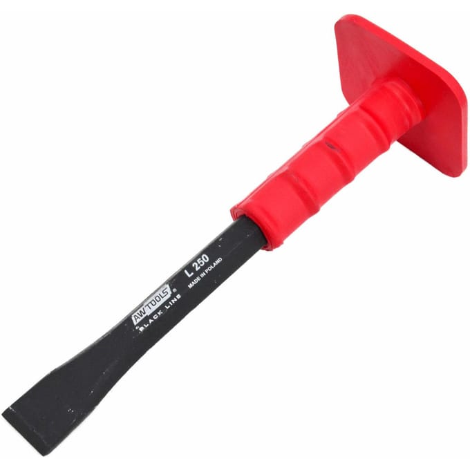 Awtools Black Line - Metselbeitel met Bescherming - 400mm - Ergonomische Handgreep