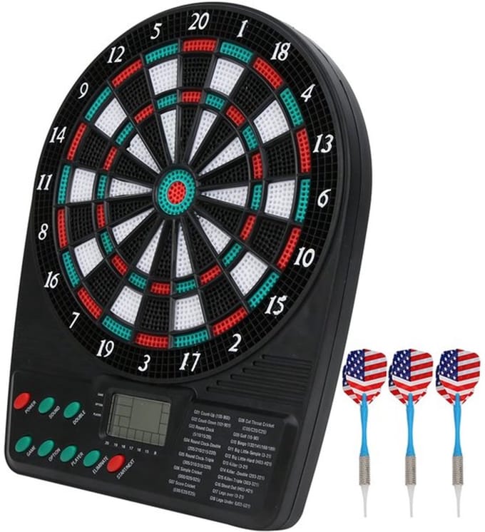 Allecto - Elektronisch Dartbord - Zachte Dartset - Automatische Score