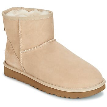 UGG® Classic Mini II for Women in Tan, Size 5, Twinface/Polyester/Leather