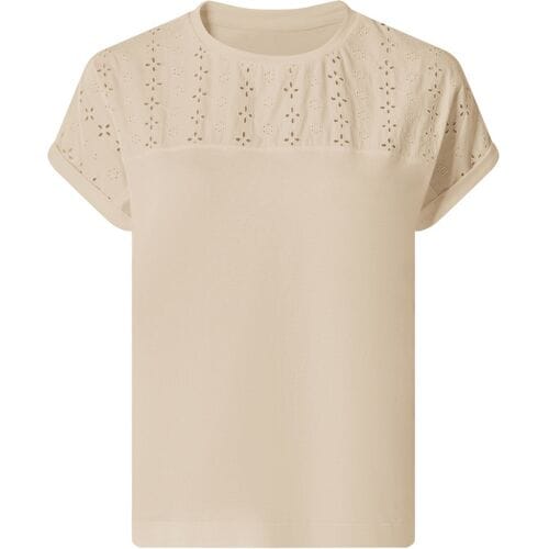 ESMARA Dames T-shirt (Beige, S (36/38))