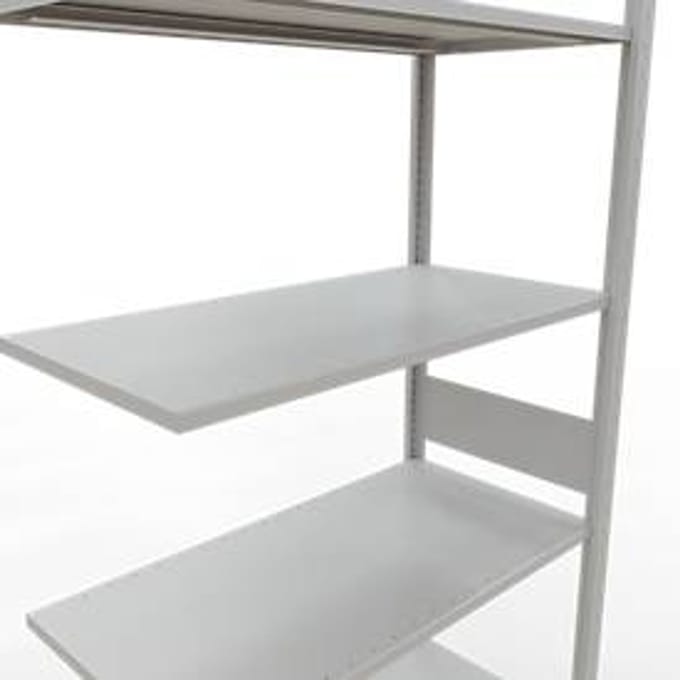 SCHULTE Lagertechnik - Insteekbevestiging met lengtebout - 3000x1000x500 mm, type 150 kg