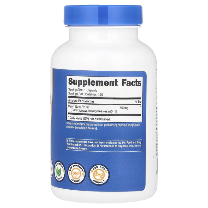 Mirre-extract, 650 mg, 120 capsules