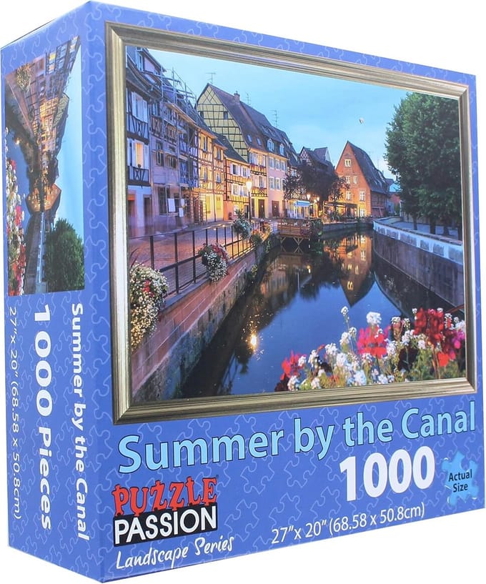 Puzzle Mate - puzzel - Summer by the Canal - 1000 stukjes