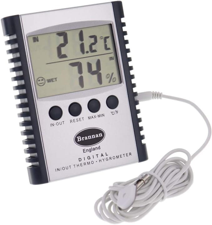 Digitale Thermometer Hygrometer voor Binnen en Buiten met Max Min Geheugen