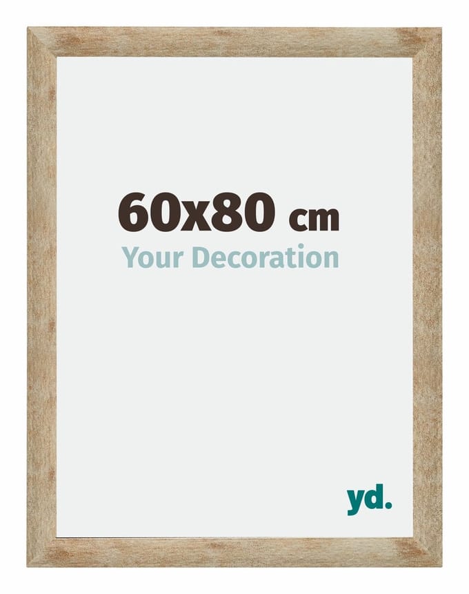Your Decoration - Fotolijst 60x80 cm - MDF - Goud - Catania