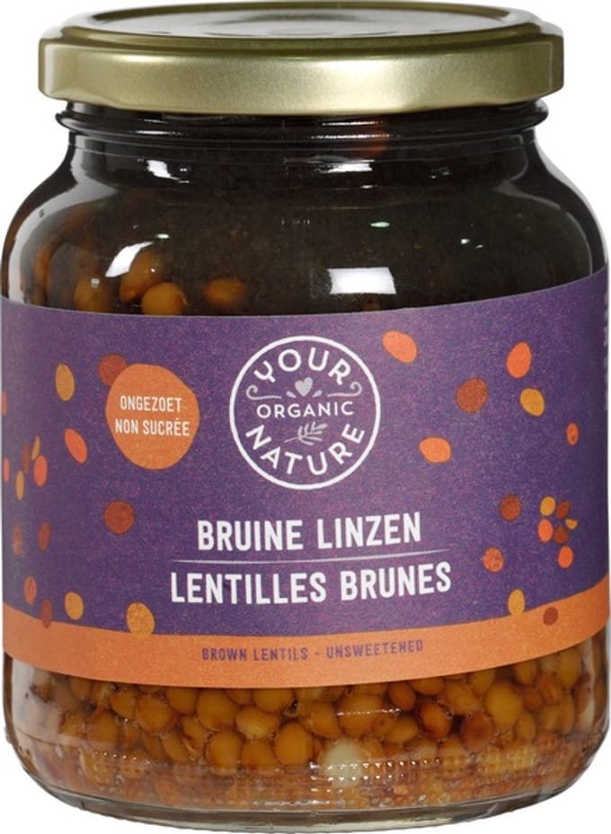 Your Organic Nature Bruine Linzen Bio 360 gr