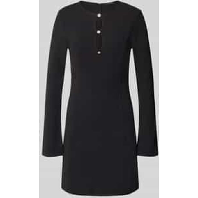 Knielange jurk met stretch model 'CLAUDIE'