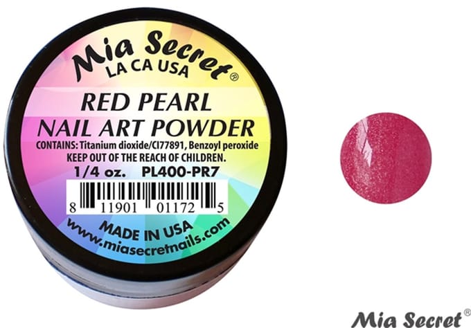 Pearl Acrylpoeder Red