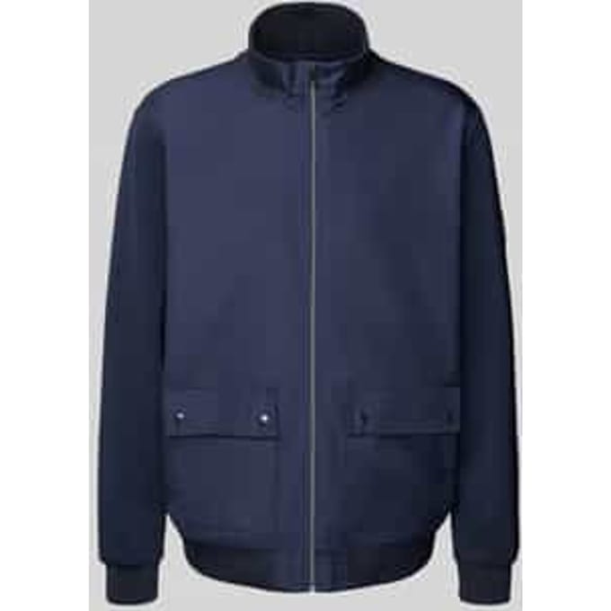 Sweatjack met opstaande kraag
