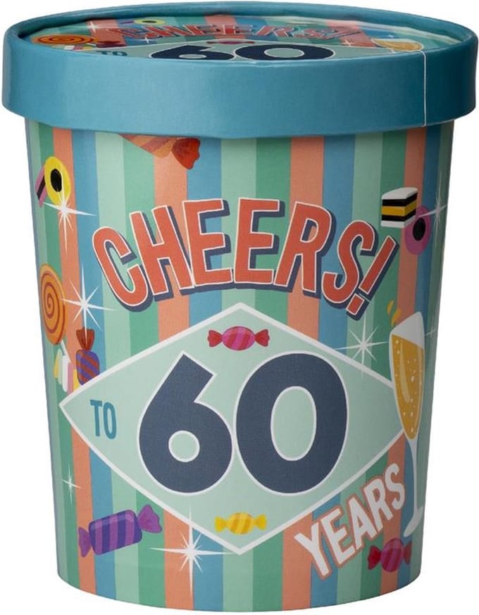 Candy bucket - 60 jaar