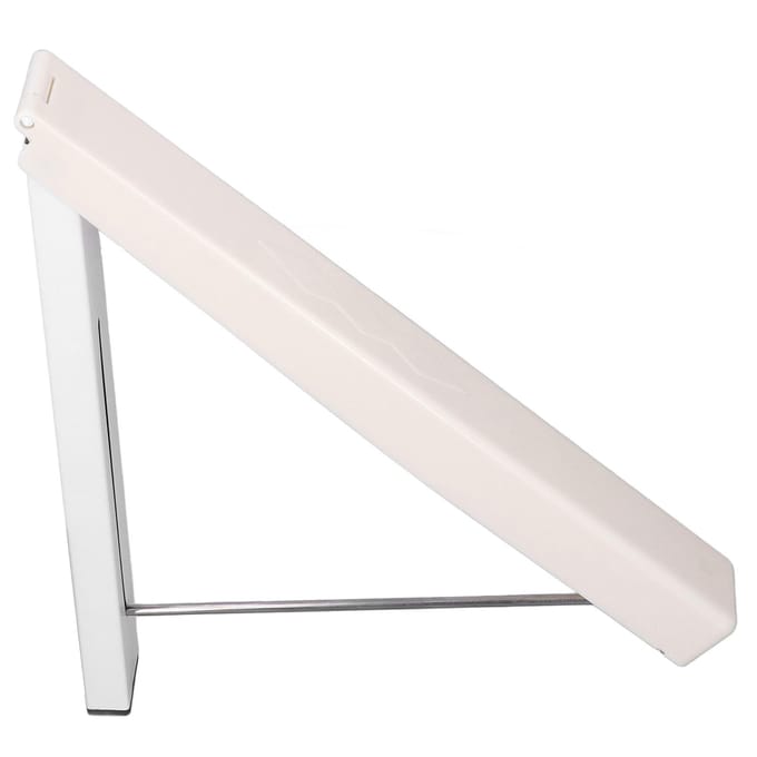Wandmontage Droogrek Multifunctioneel Opvouwbaar Intrekbaar Kledinghanger voor Thuis white