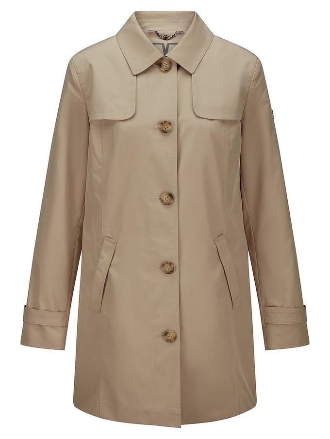 Lange jas Van BASLER beige