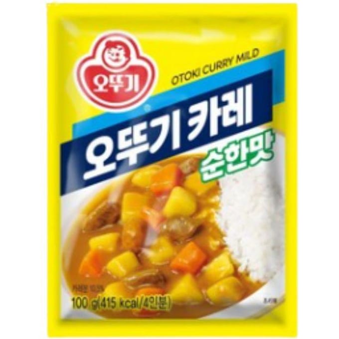 Otoki Koreaanse Curry Milde Smaak Instant Curry Poeder 100g 1st/3st 3ea