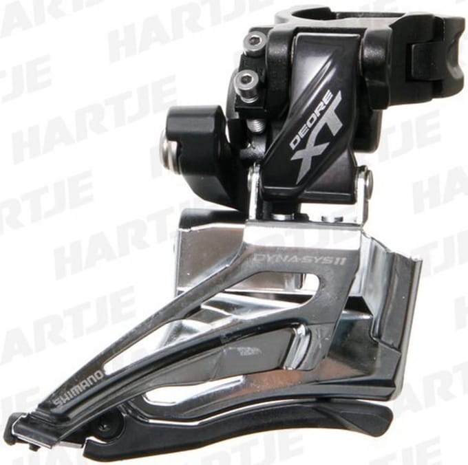 Shimano Deore XT FD-M8025 Voorderailleur 2x11-speed klem Top Pull