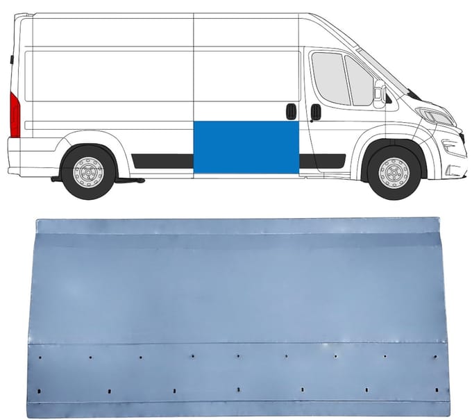 Interne reparatie achterste deuren voor Opel Movano 2021-2026 / Rechts