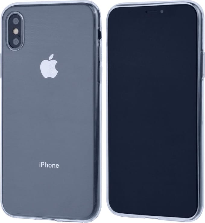 Binnenstructuur Transparant TPU Backcover voor Apple iPhone X-iPhone Xs