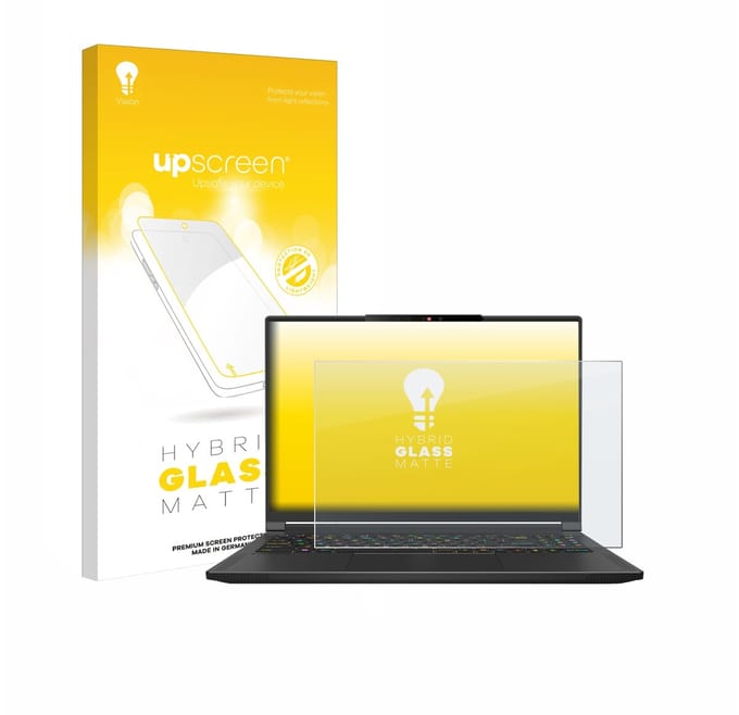 upscreen - Screenprotector voor MSI Stealth A16 AI+ - Folie Beschermfolie Beschermglas matte