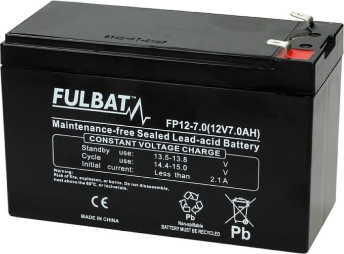 Fulbat Accu Fulbat FP 12-7 Gel VRLA 12V 7Ah
