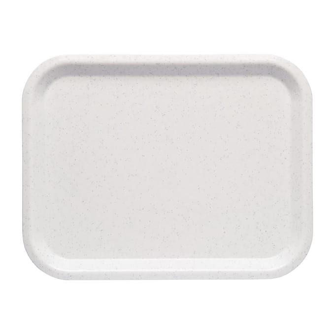 Roltex Nordic Dienblad Wit Gespikkeld 36x28cm - DR874 - Horeca & Professioneel