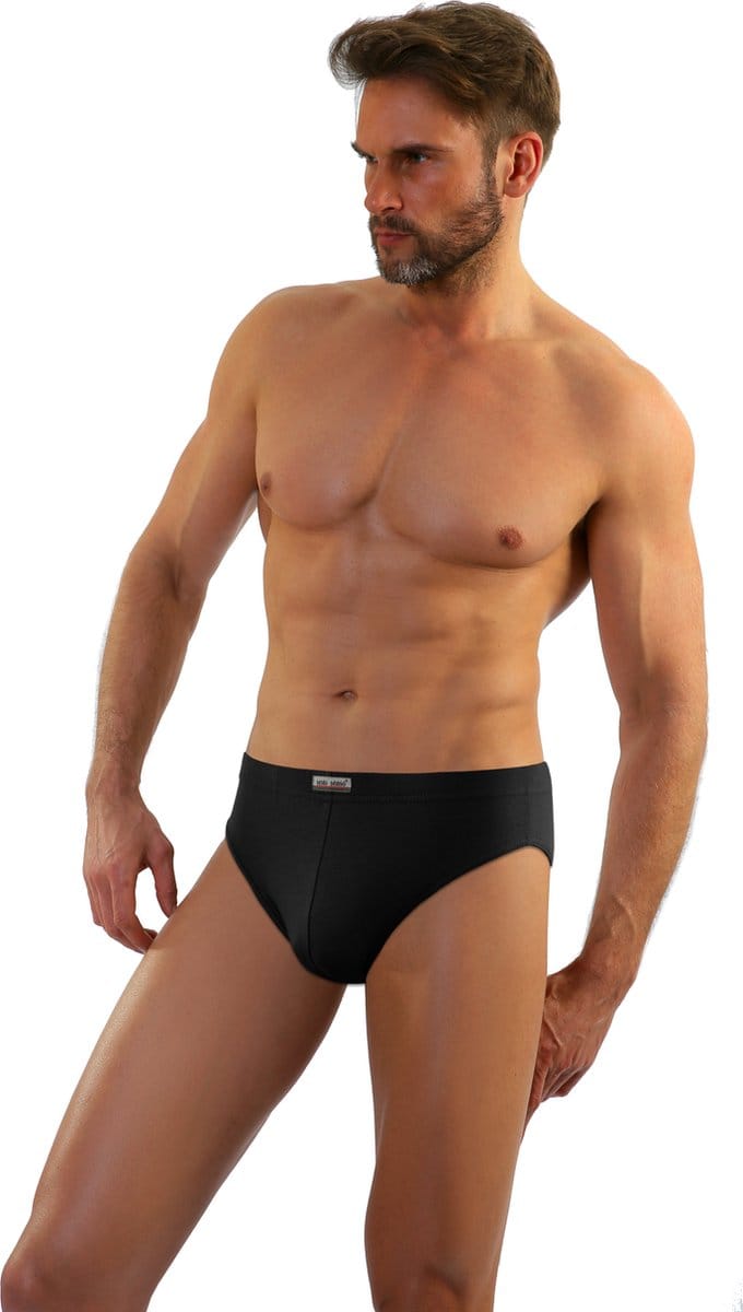 Sesto senso- Leopard- slipje - katoen- zwart M