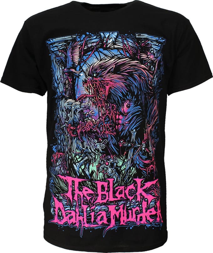 The Black Dahlia Murder Wolfman T-Shirt - Officiële Merchandise - M