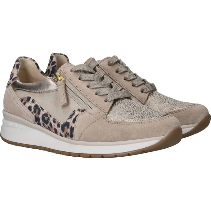 Gabor Gabor Sneakers K-leest taupe Leer