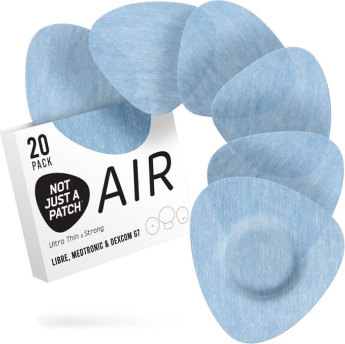 Not Just a Patch - Air - Blue sensor patches - sensorpleisters - Pleister voor Freestyle Libre, Medtronic & Dexcom
