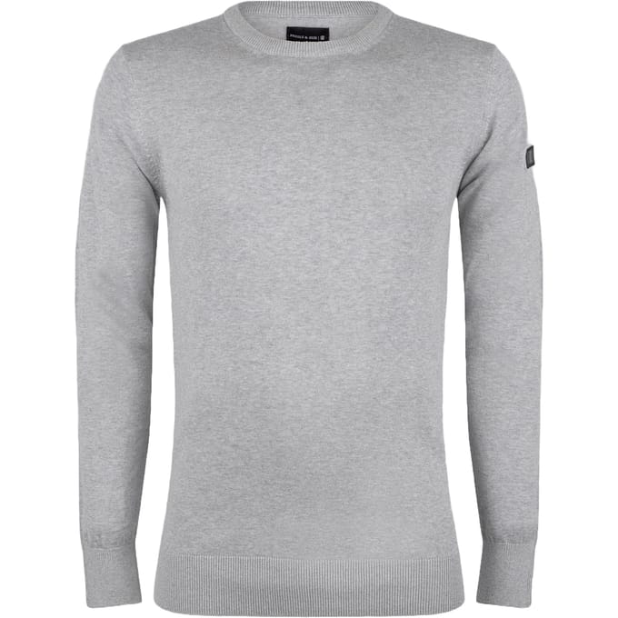 Presly & Sun Heren Knitted Pullover - Maat XXL - Grijs - Will