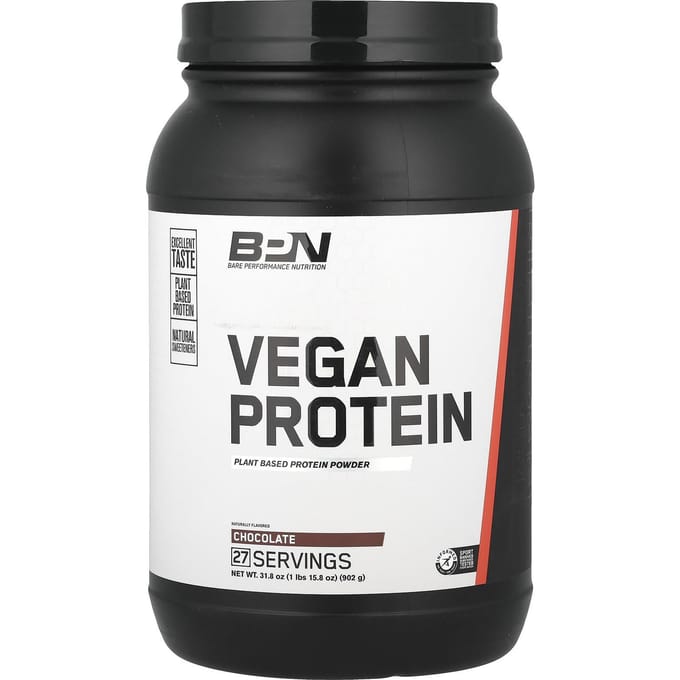 BPN, Plantaardig Eiwitpoeder, Chocoladesmaak, 1 lbs 15.8 oz (902 g)