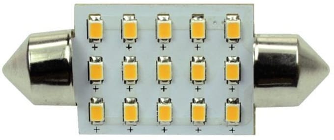 S-Led 15 Festoon 10-30V 42Mm 2700K