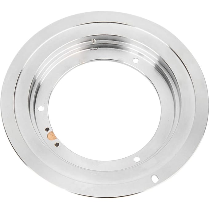 1 stuks Aluminiumlegering Voor Rollei QBM-lens naar Voor Canon EOS EF Schroefvatting Lens white