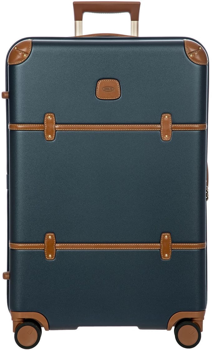 BRIC'S Bellagio Trolley 70,5 cm Blue / Tan Donkerblauw