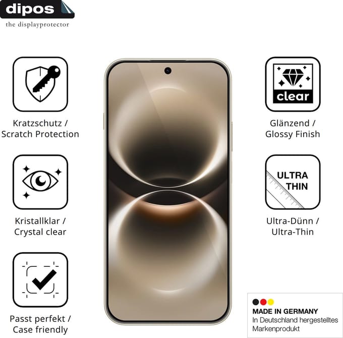 dipos – 4x Beschermfolie geschikt voor Huawei Nova 15 Max | Krasbestendige & heldere Screenprotector Ultra-Thin