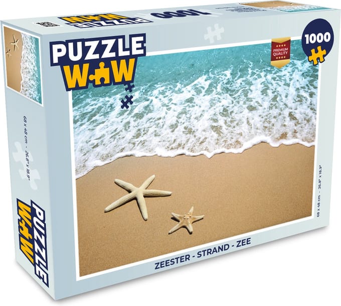 Puzzel Zeester - Strand - Zee - Legpuzzel - Puzzel 1000 stukjes volwassenen