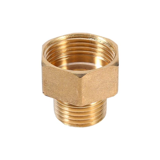 Messing Pipe Adapter 1/2 BSPT Mannelijk naar 3/4 BSPT Vrouwelijk Reducer