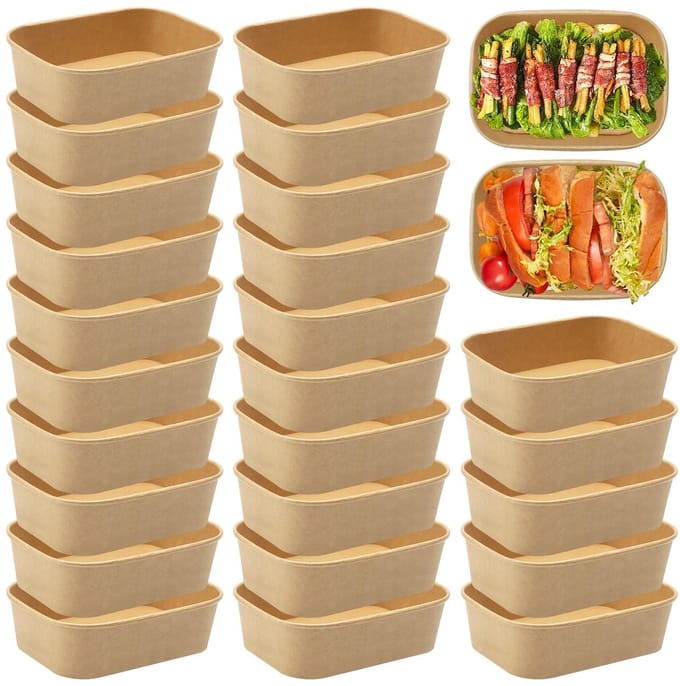 Allecto - Herbruikbare Kraft Papieren Dozen - Waterbestendig