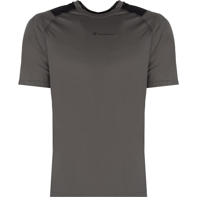 Champion T-Shirt Tech Tee Mannen zwart