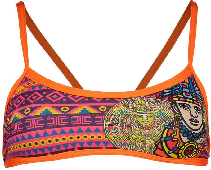 Turbo Mare Bikinitop Oranje,Paars 7-8 Years Meisjes