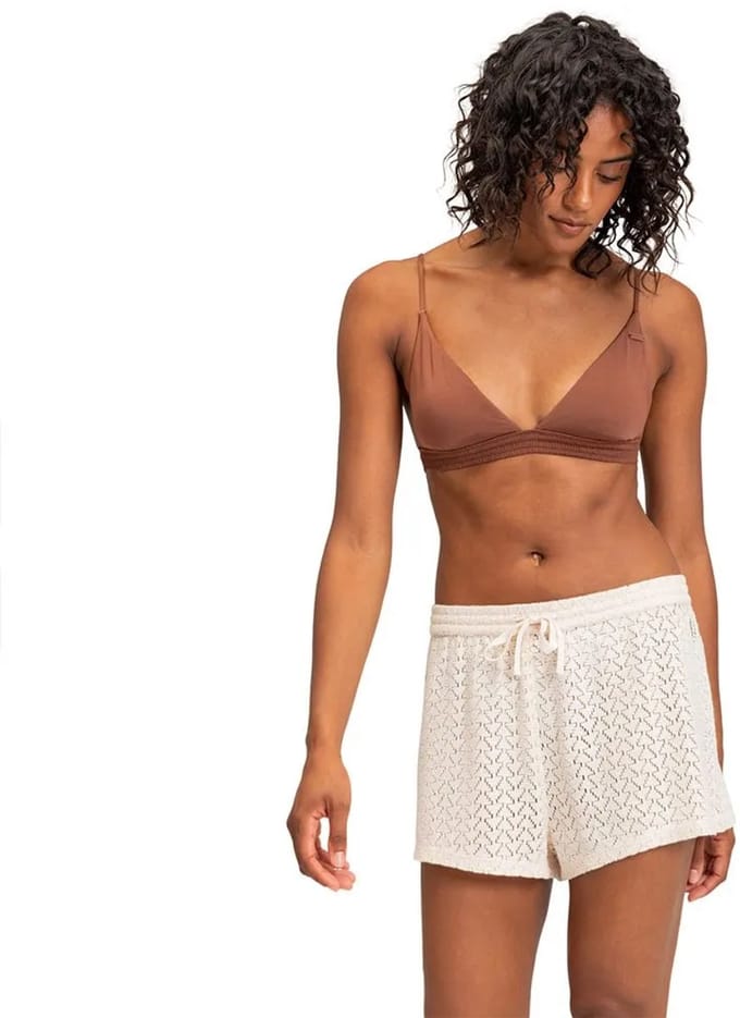Roxy Sunset Riders Korte Broek Beige L Vrouw