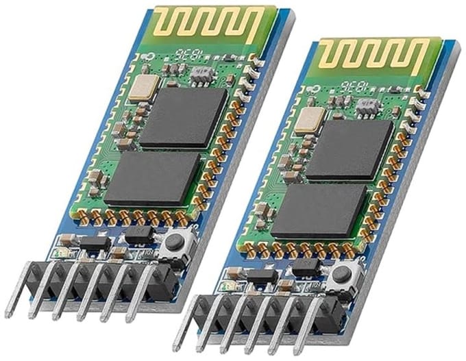 Zeynomax - Bluetooth RF-transceiver - Draadloze communicatie - 6-pins module - Master Slave - 10 meter bereik - Ideaal voor projecten