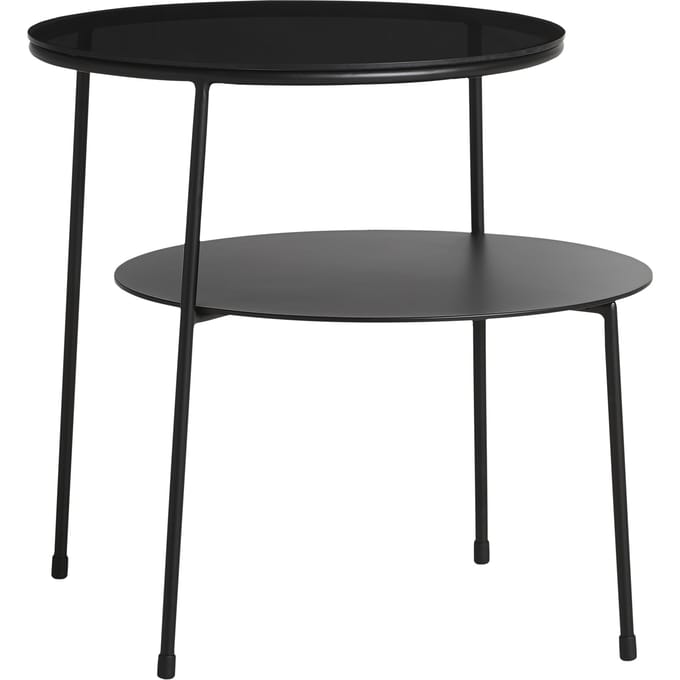 Woud - Duo BijzetTafel - zwart