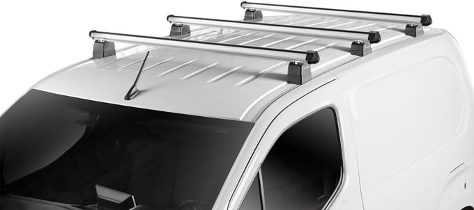 Dakdragers geschikt voor Opel Combo E 2018-heden Green Valley Pro-Plus aluminium - 3 dragers